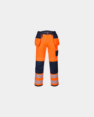 Promotional hi-vis trousers with multifunctional pockets - Orange