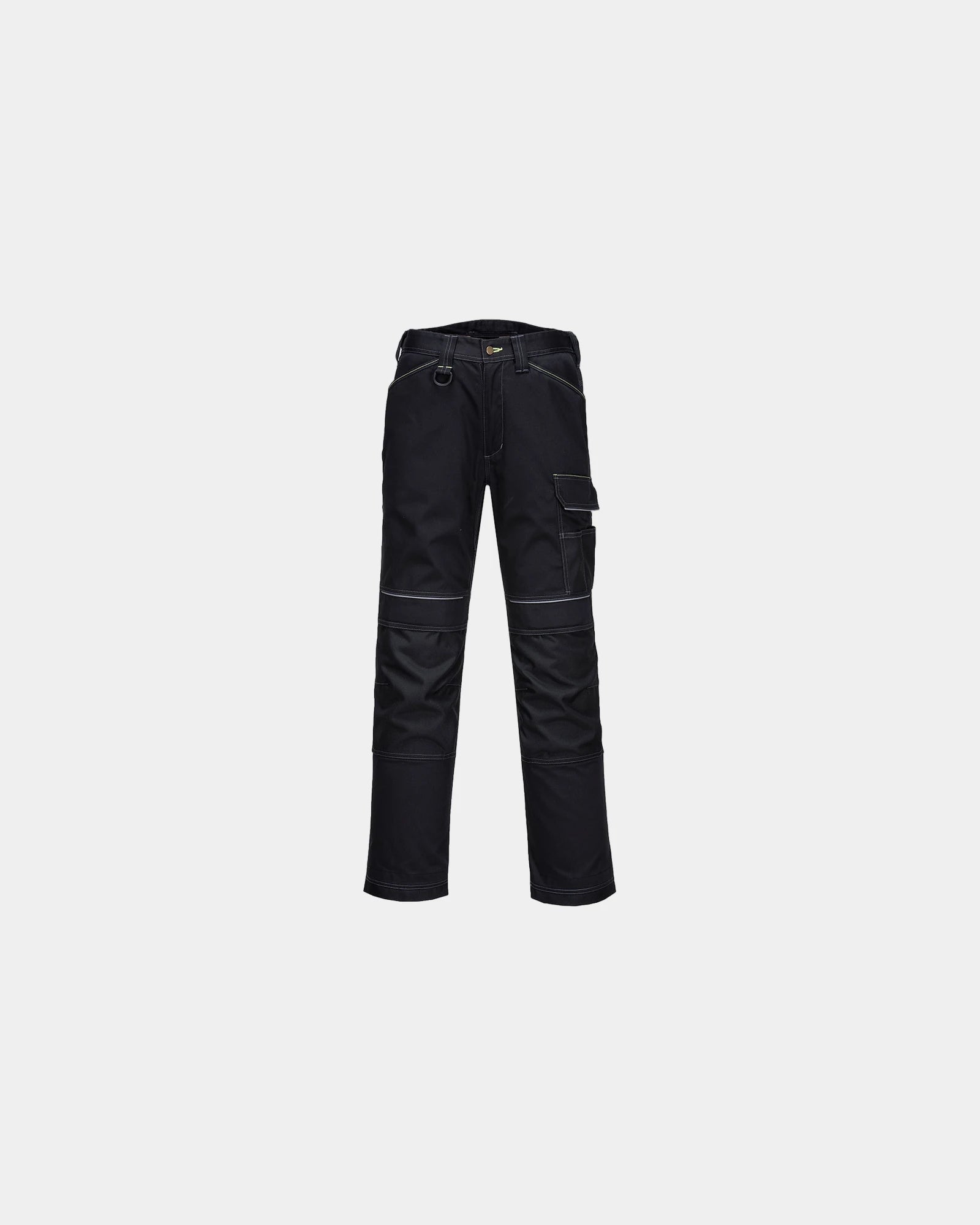 Promotional work pants PW3 with adjustable length - Black-Sky Blue