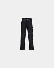 Promotional work pants PW3 with adjustable length - Black-Sky Blue