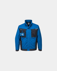 Promotional poly-cotton WX3 work jacket - Dark Blue