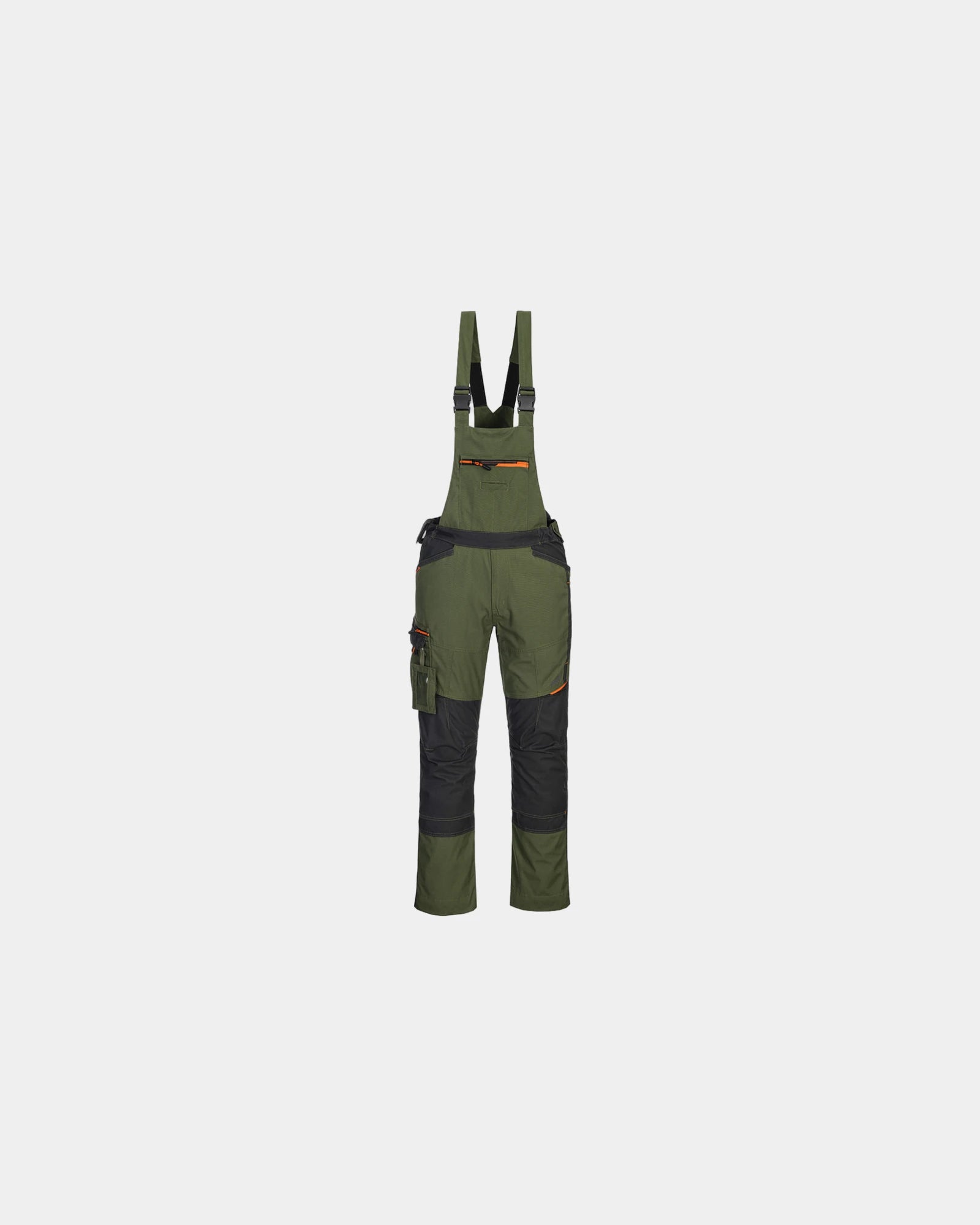 Promotional durable poly-cotton WX3 bib overall - Orange