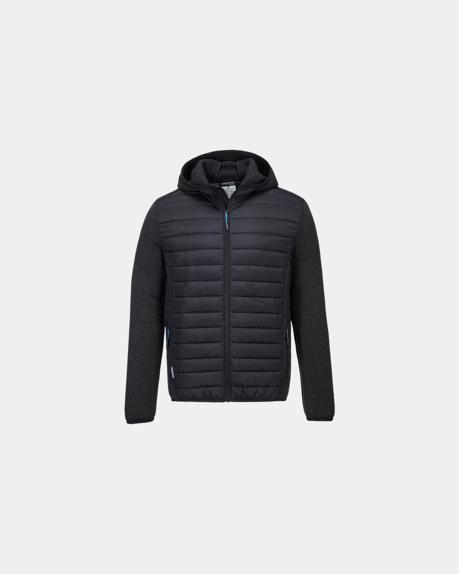 Custom insulated nylon jacket Baffle KX3 - Grey