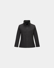 Custom softshell jacket for corporate branding - Black-Sky Blue