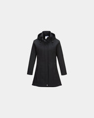 Personalized softshell jacket for women - Black-Sky Blue