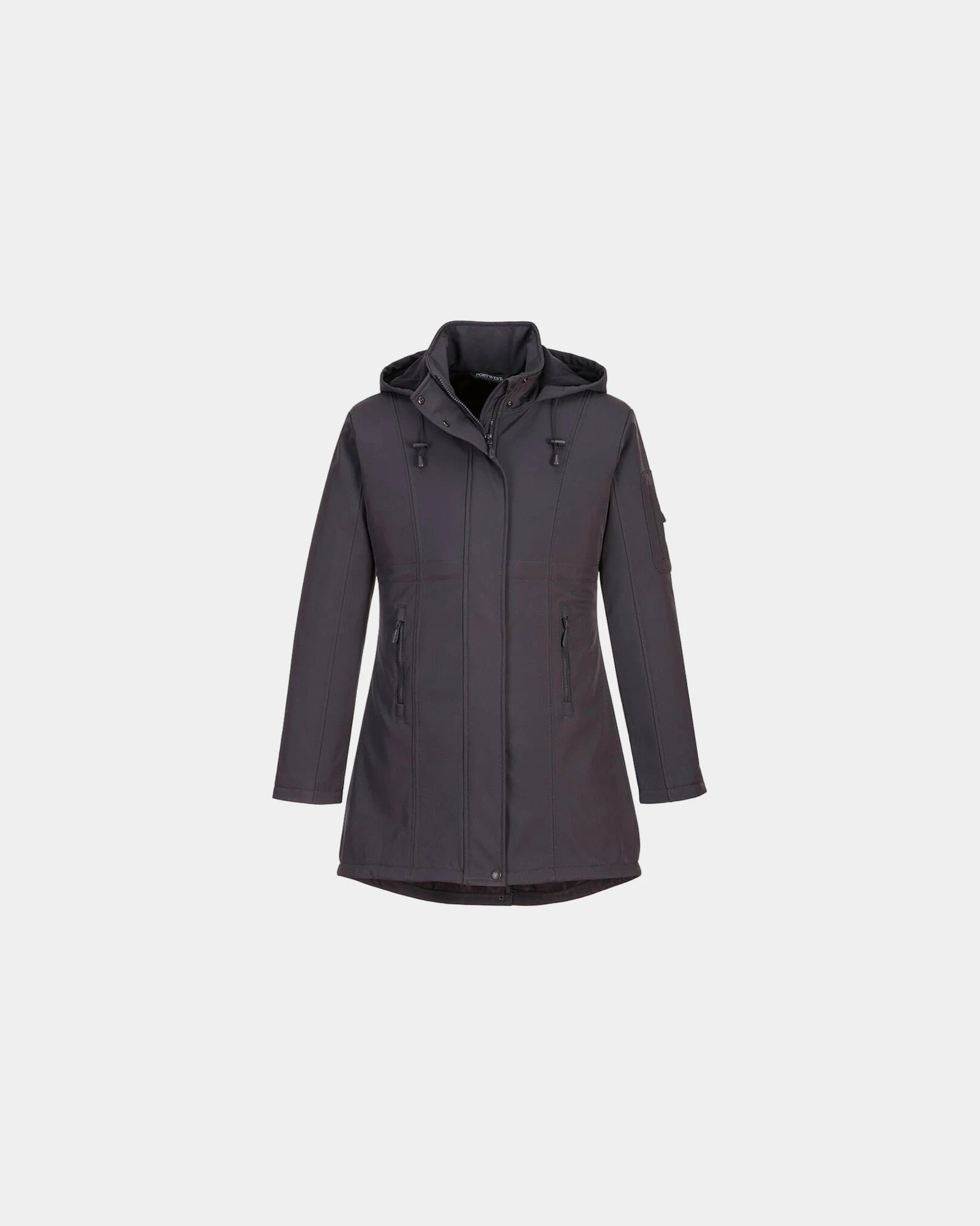 Personalized softshell jacket for women - Anthracite