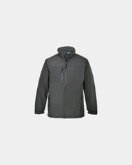 Custom softshell jacket with waterproof features - Grey