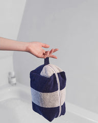Custom eco-friendly cotton toiletry bag La Serviette Paris - 12