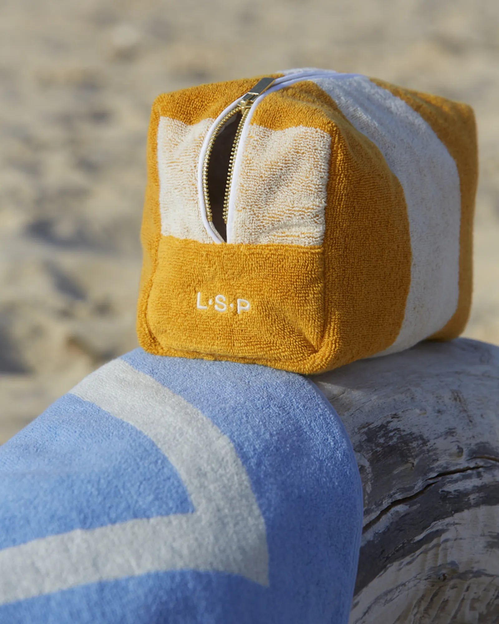 Custom eco-friendly cotton toiletry bag La Serviette Paris - 22