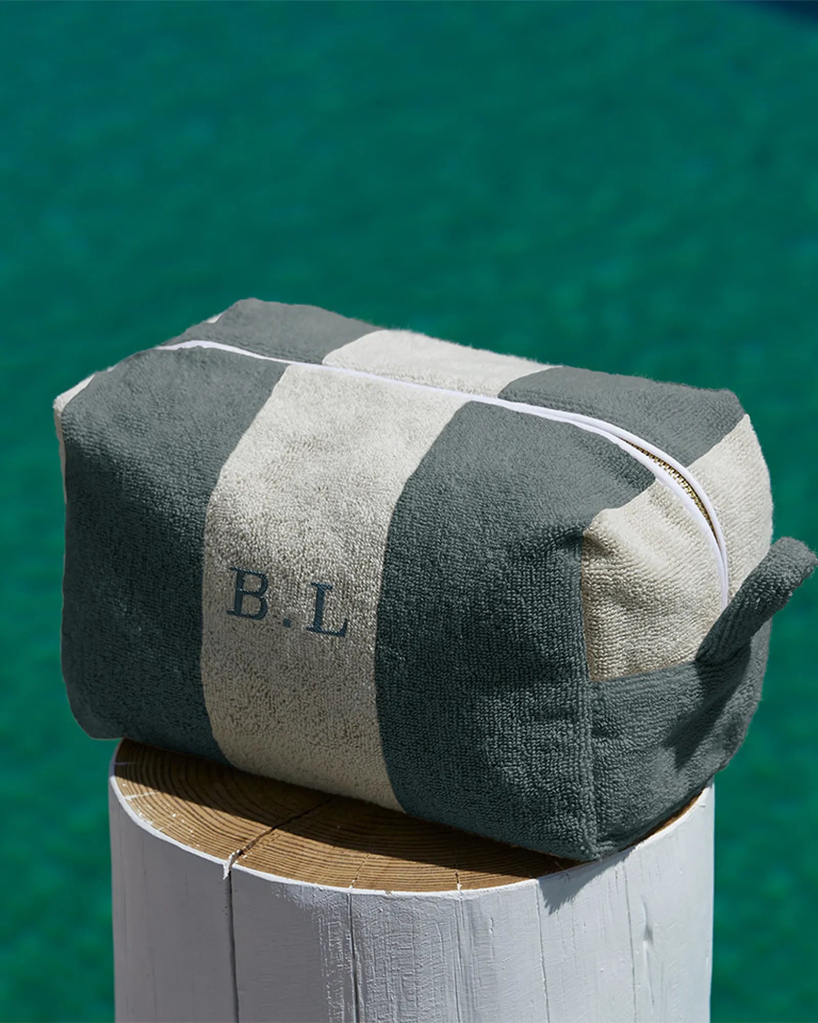 Custom eco-friendly cotton toiletry bag La Serviette Paris - 4