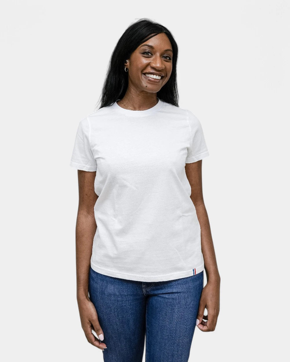 Women's Round Neck T-Shirt to Personalize - 1