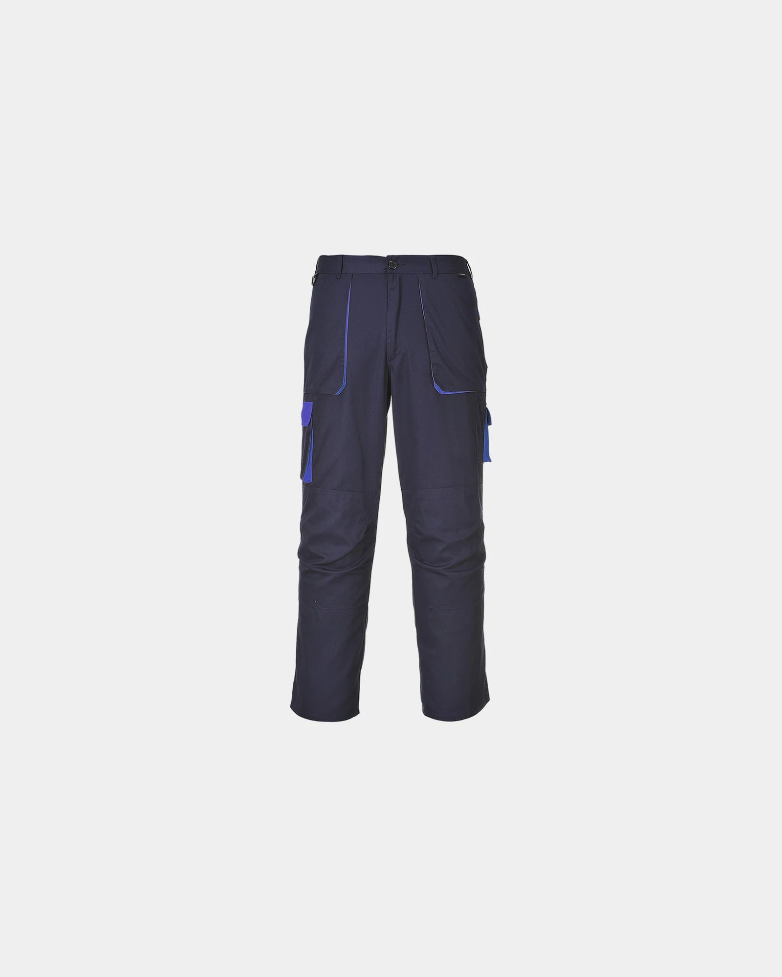 Custom cotton Texo Contrast trousers - Navy