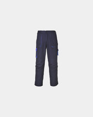 Custom cotton Texo Contrast trousers - Navy