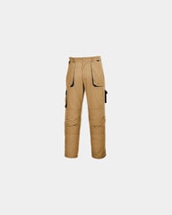 Custom cotton Texo Contrast trousers - Green