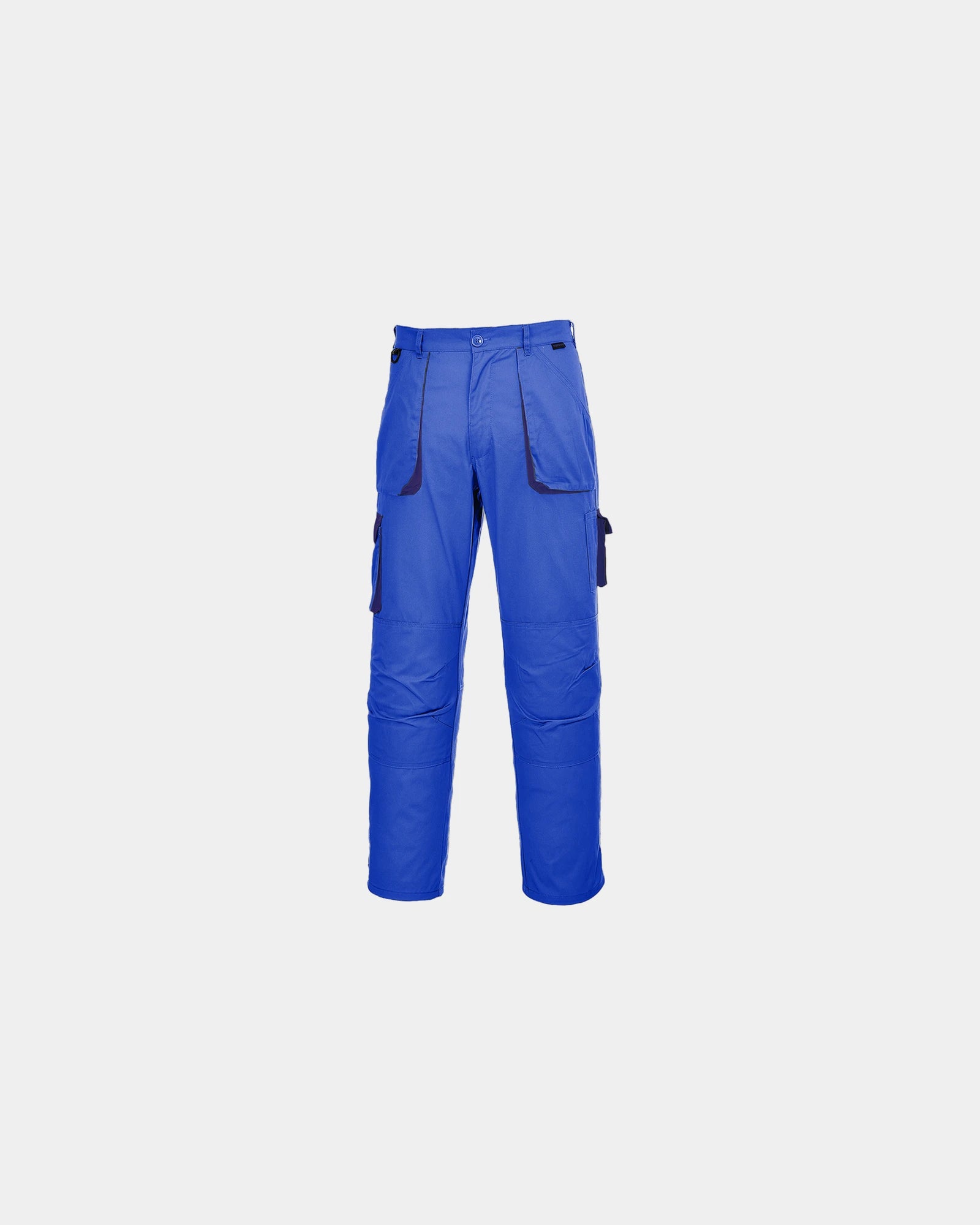 Custom cotton Texo Contrast trousers - Dark Blue
