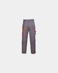 Custom cotton Texo Contrast trousers - Grey
