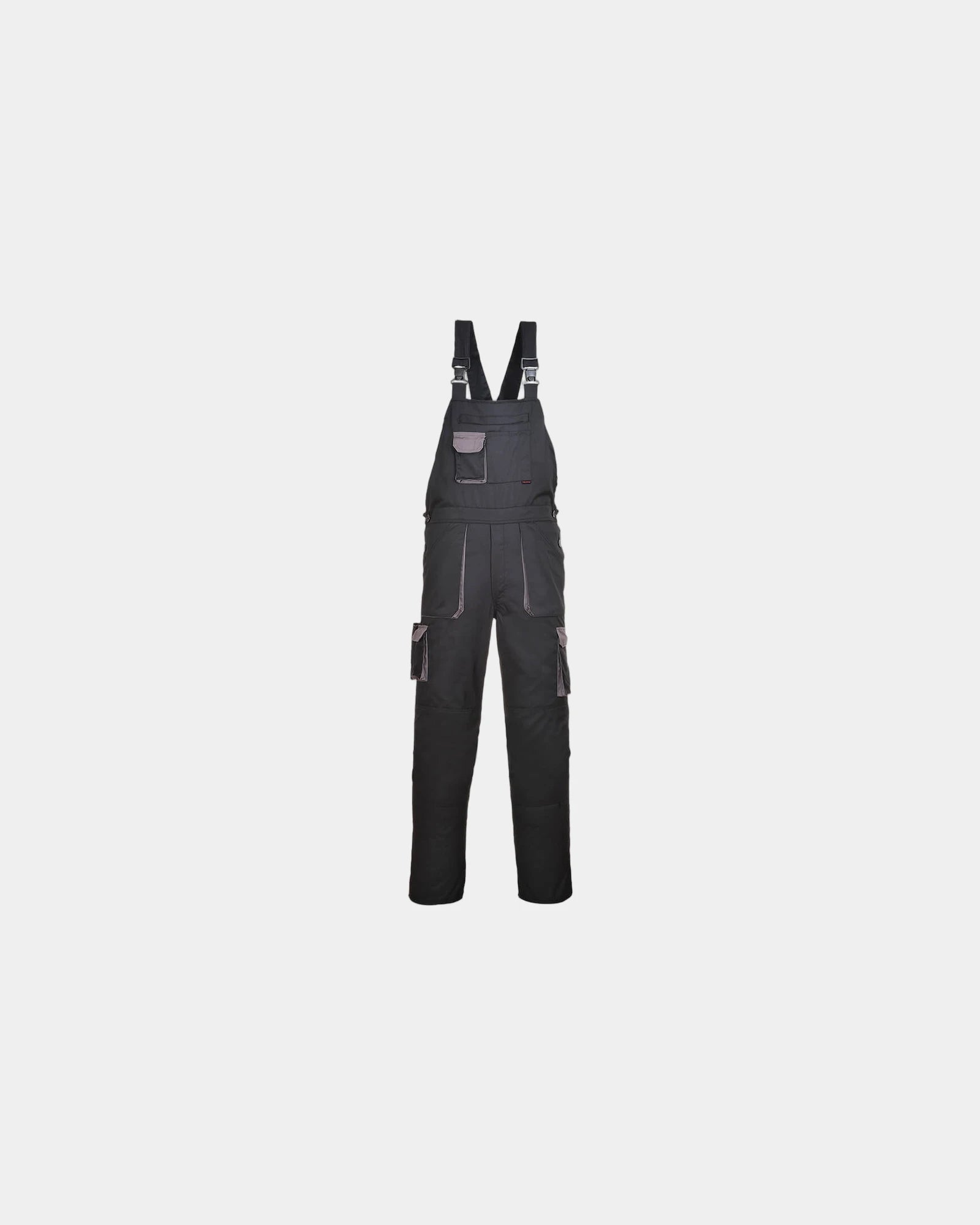 Custom cotton bib apron for businesses and teams - Black-Sky Blue