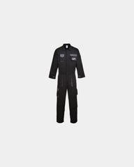 Promotional Texo Contrast coverall - Black-Sky Blue