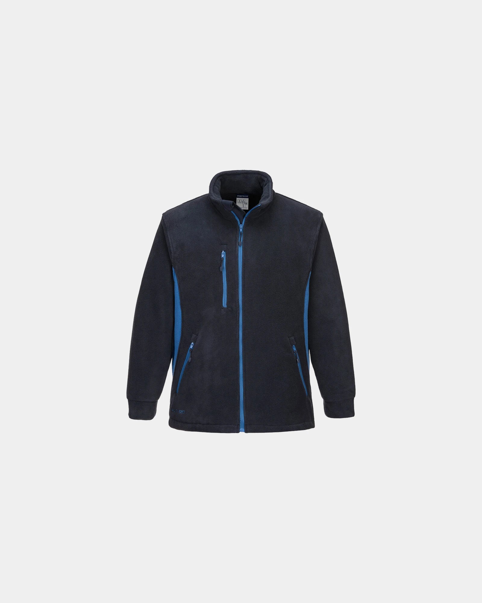 Custom fleece jacket Texo - Navy