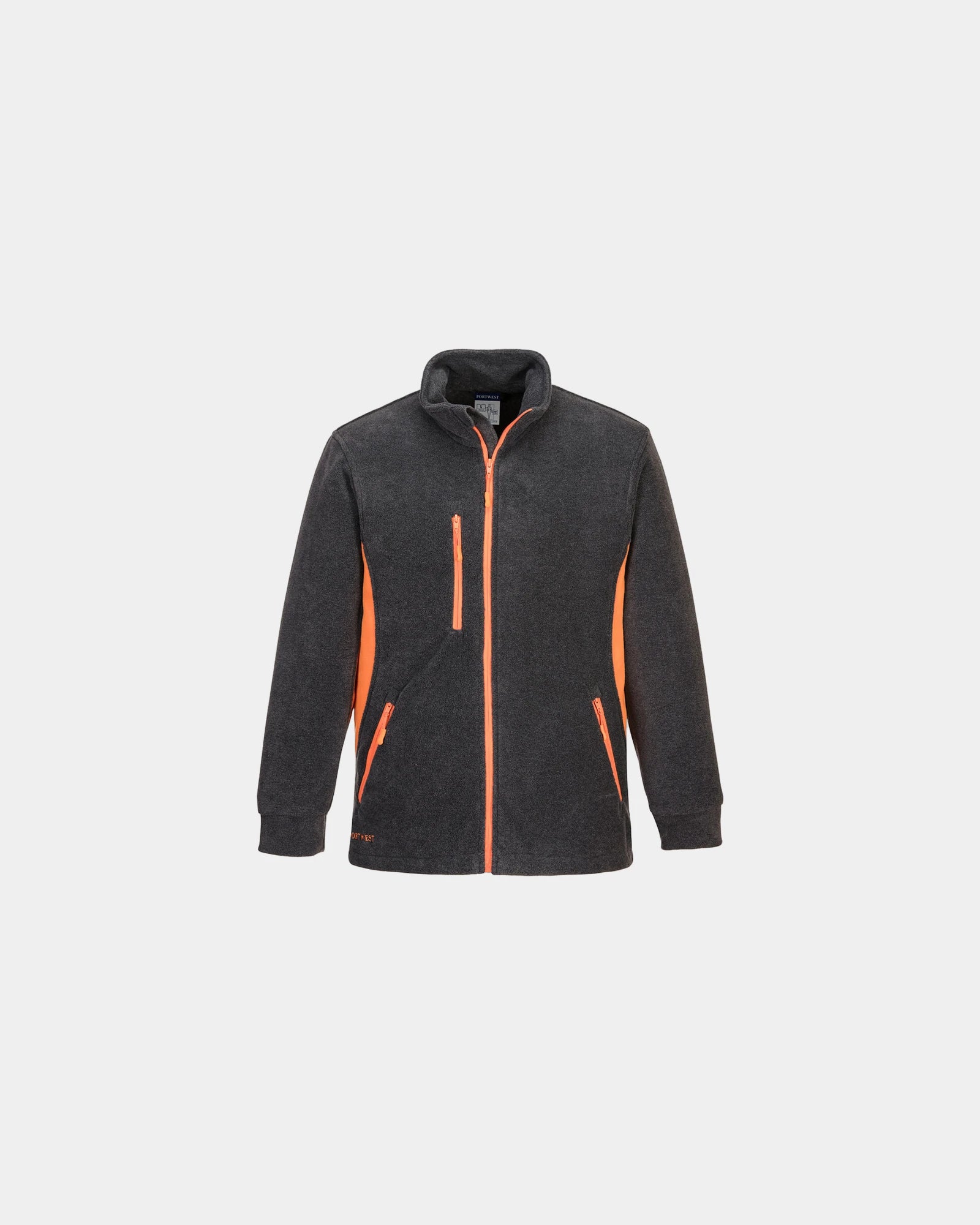 Custom fleece jacket Texo - Grey