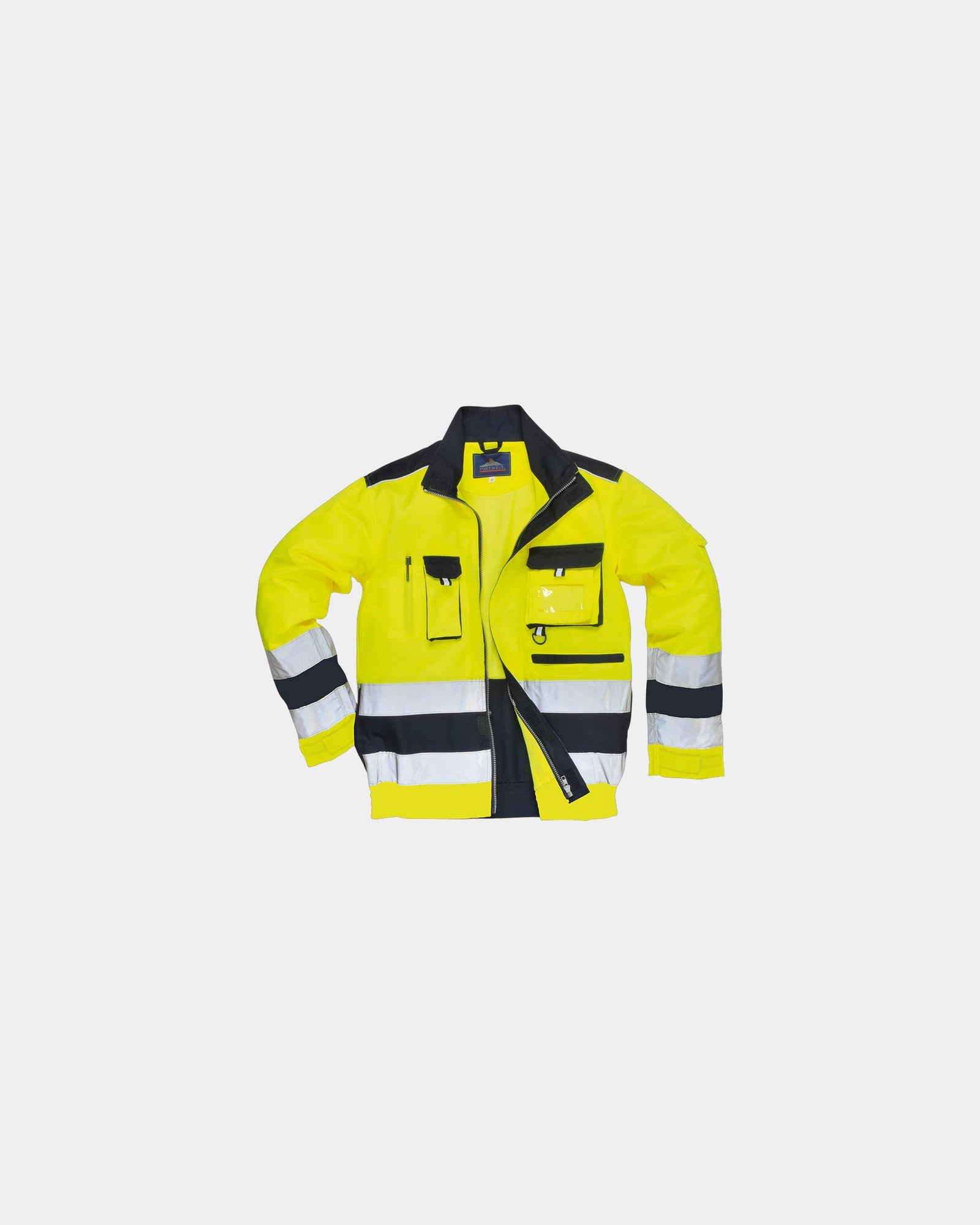 Promotional bicolor jacket Portwest Lille - Yellow-Navy