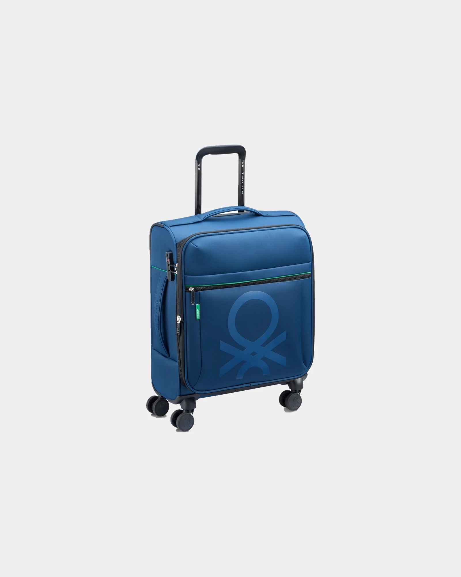 Promotional polyester cabin suitcase 55 cm - Navy