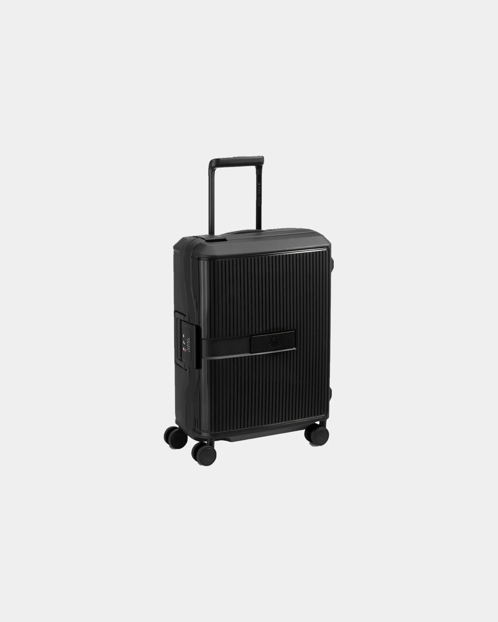 Promotional polypropylene cabin suitcase 55 cm - Black