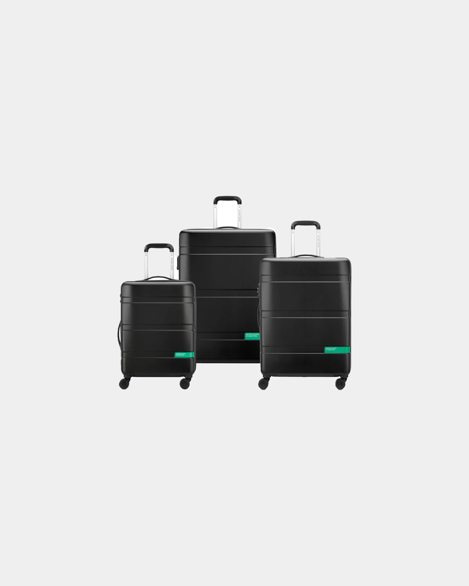 Promotional ABS polycarbonate luggage set - Black