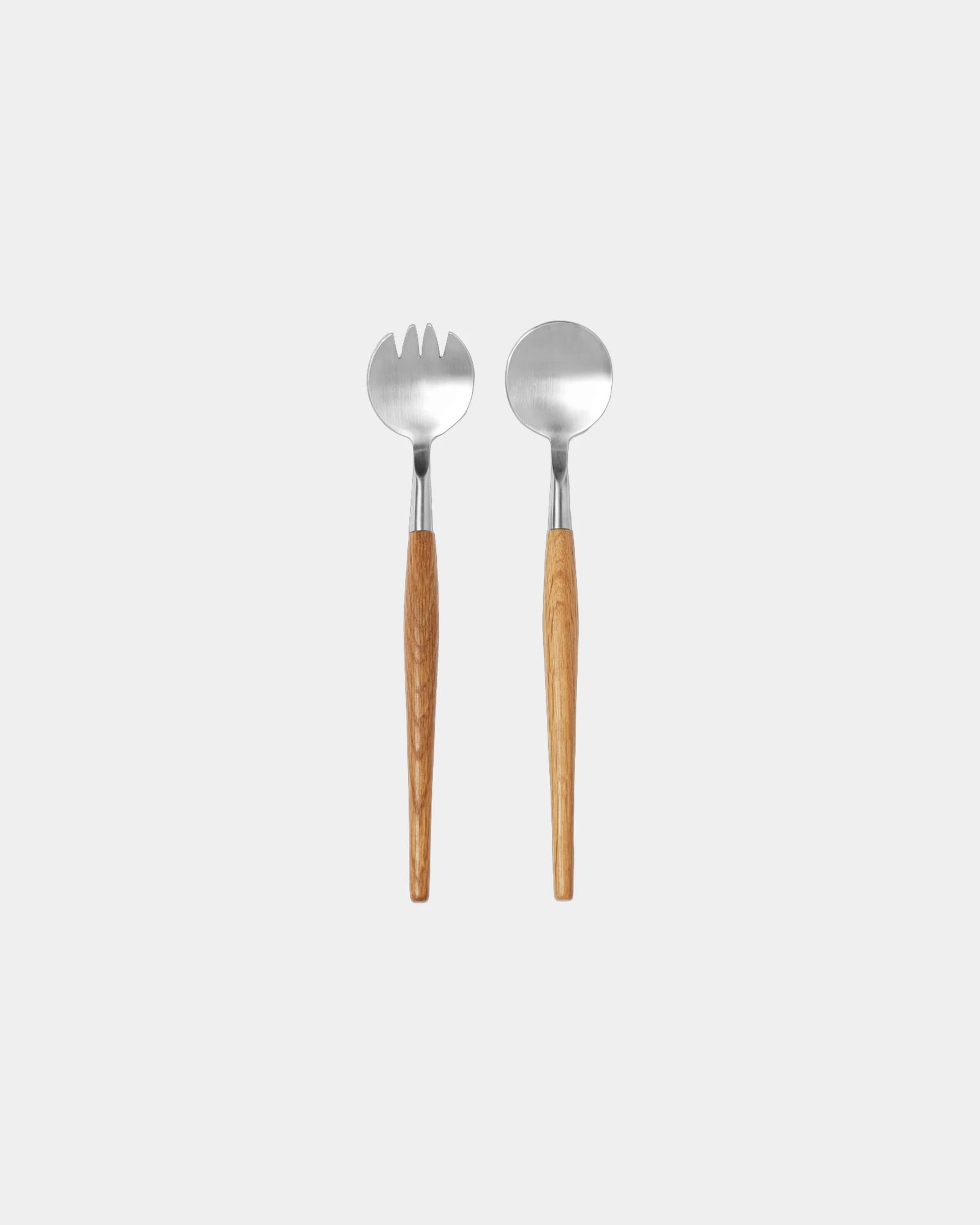 Custom wooden handle stainless steel serving cutlery Vinga - Brown