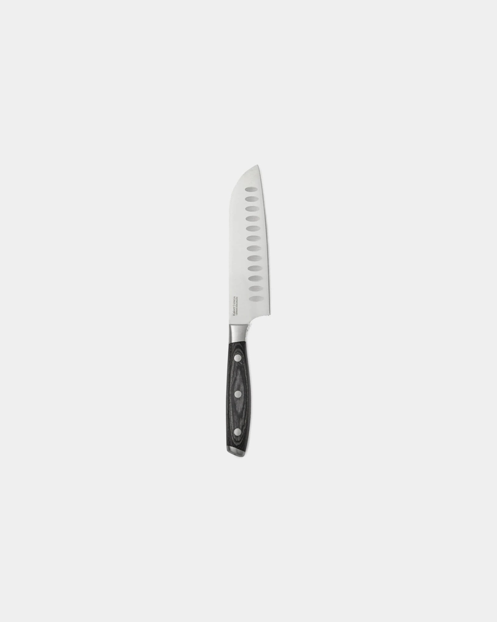 Custom stainless steel Santoku knife Vinga - Steel