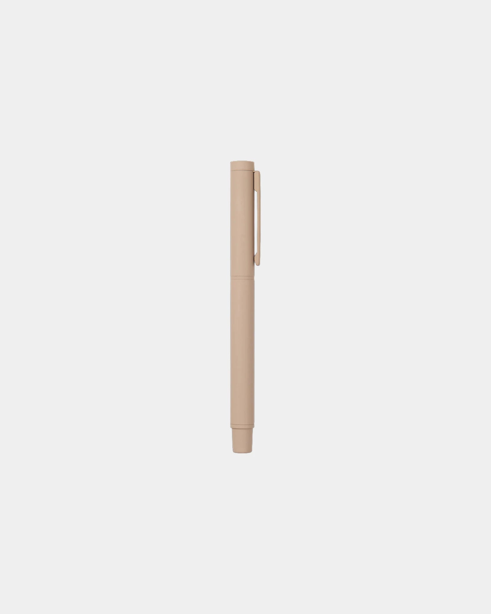 Custom recycled stainless steel pen Vinga Baltimore - Greige