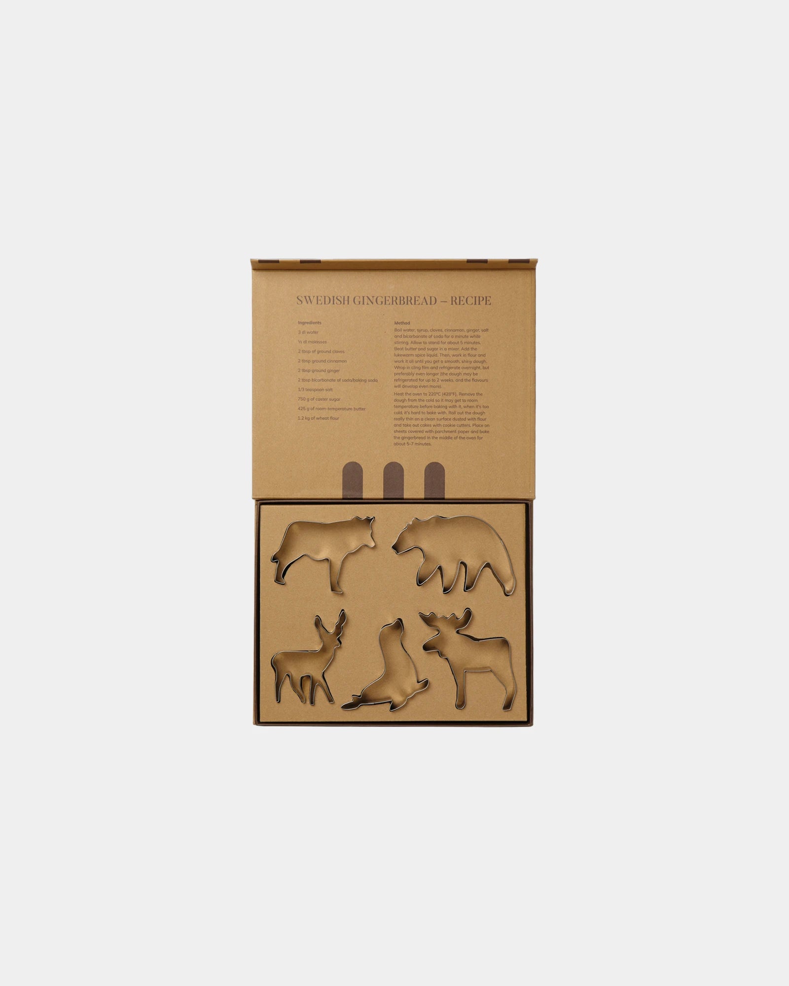Custom stainless steel Nordic animal cookie cutters Vinga - Grey