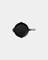 Custom enameled cast iron skillet Vinga Monte Ardoise - Black