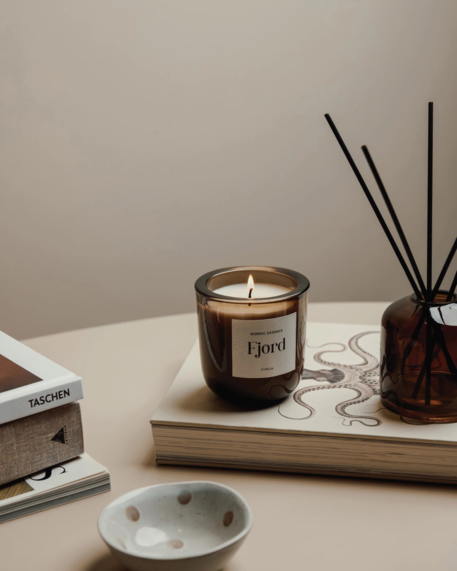 Custom soy wax candle and diffuser set Vinga Nordic - 5
