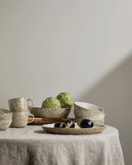 Custom durable stoneware serving bowl Vinga Nuvem - 4