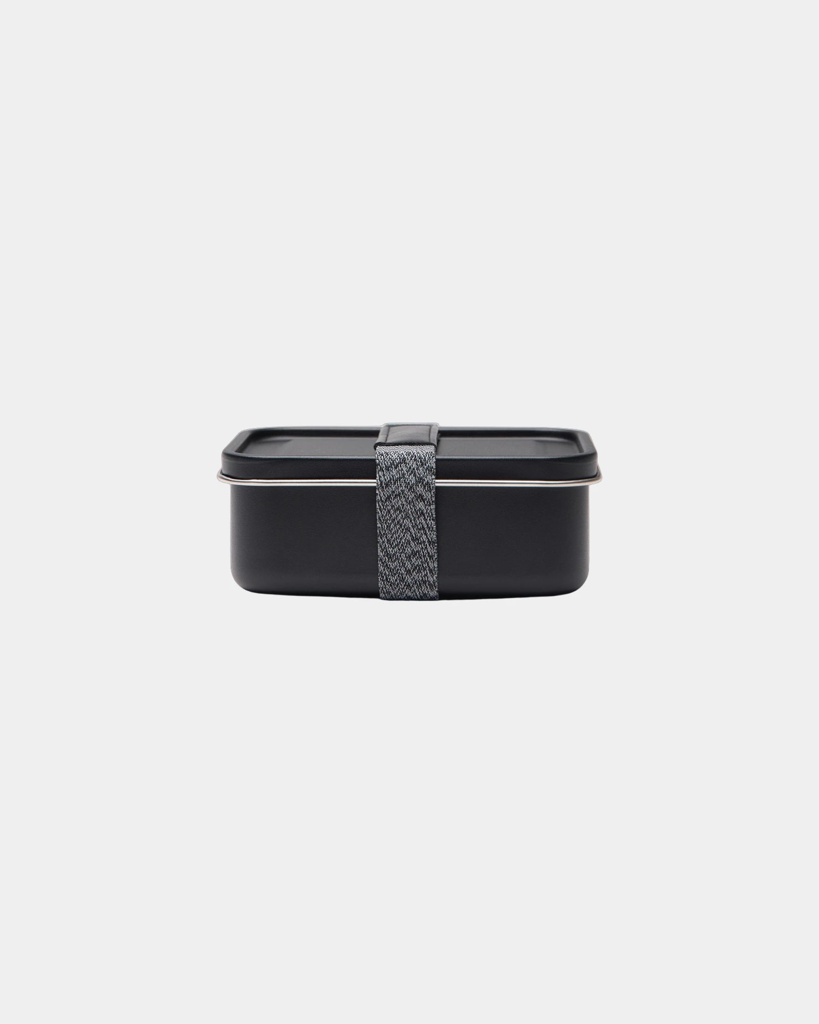 Custom recycled stainless steel lunch box Vinga RCS Parks - Black