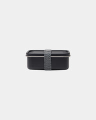 Custom recycled stainless steel lunch box Vinga RCS Parks - Black