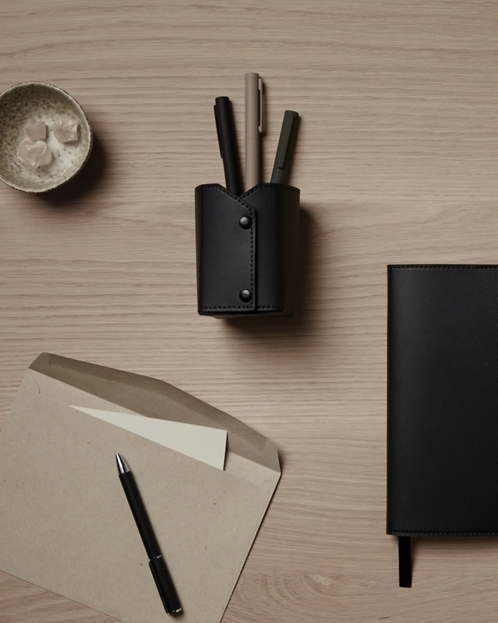 Custom recycled polyester pencil holder Vinga Timo - 1