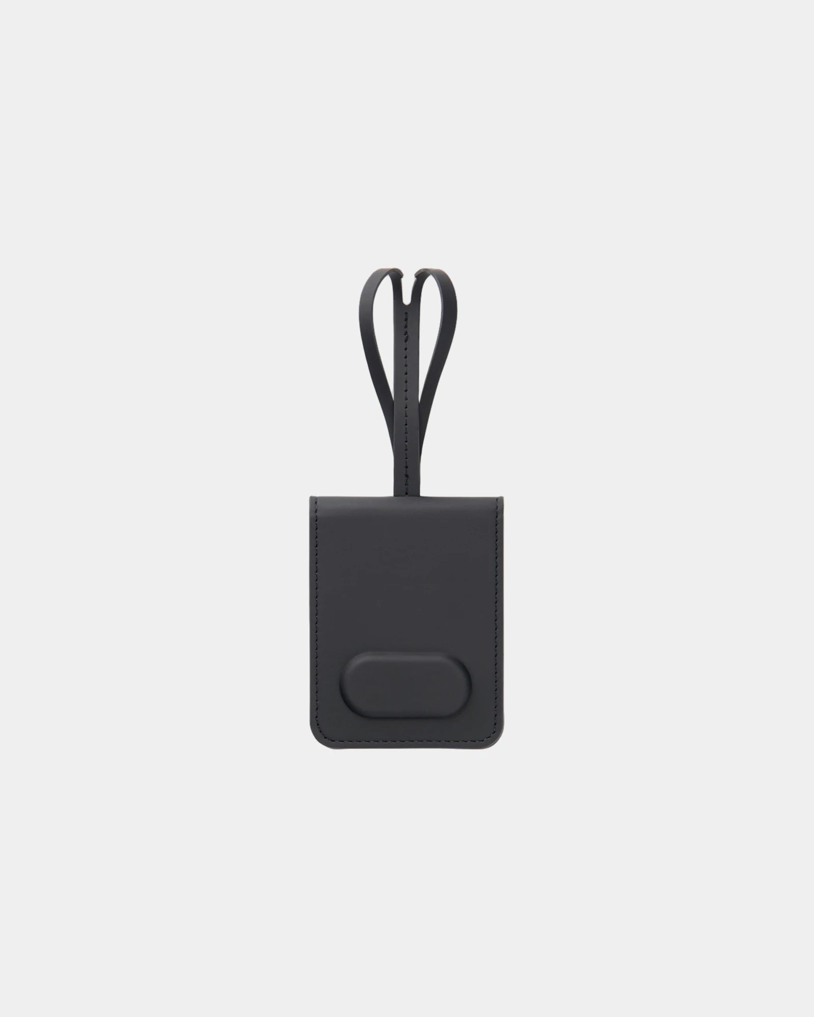 Custom recycled luggage tag Vinga Baltimore - Black