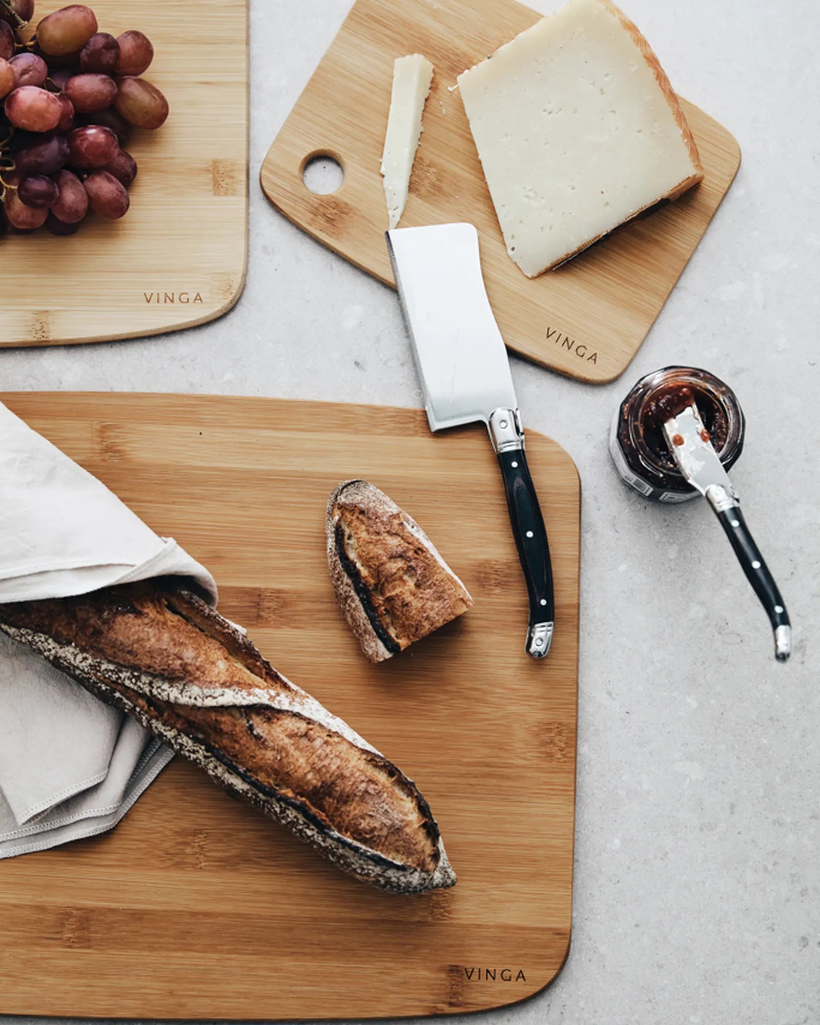 Custom stainless steel cheese knife set Vinga Gigaro - 5