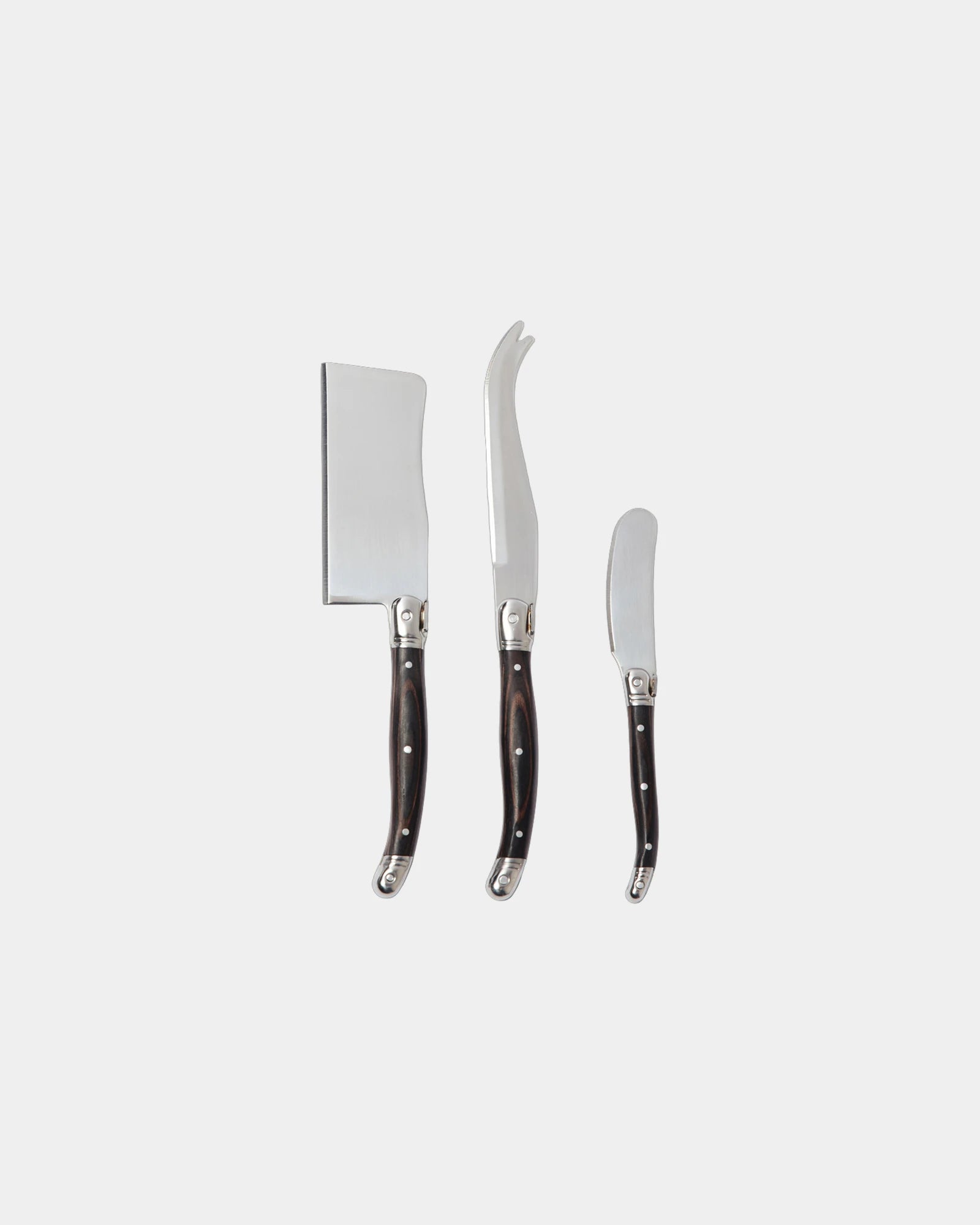 Custom stainless steel cheese knife set Vinga Gigaro - Steel