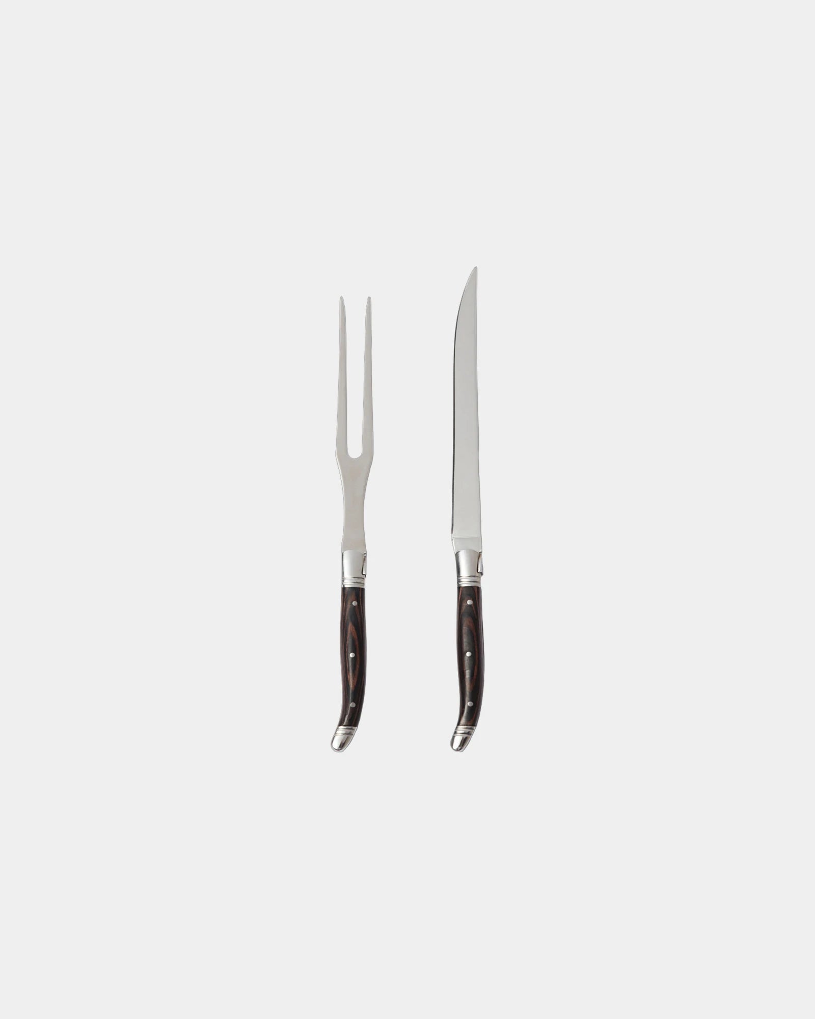 Custom stainless steel Vinga Gigaro carving set - Steel