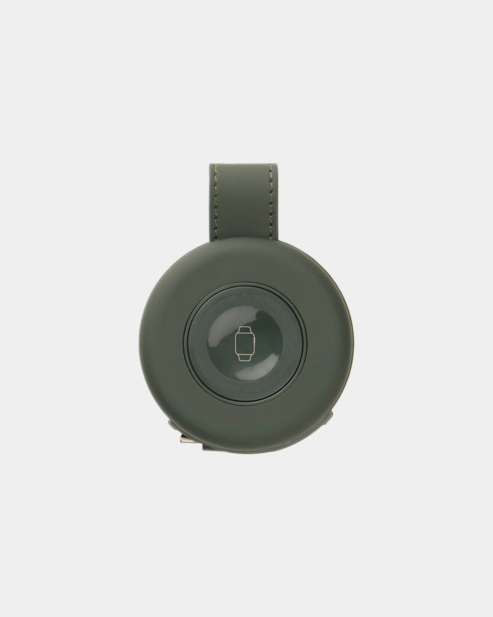 Custom recycled 15W wireless charger Vinga Baltimore - Green
