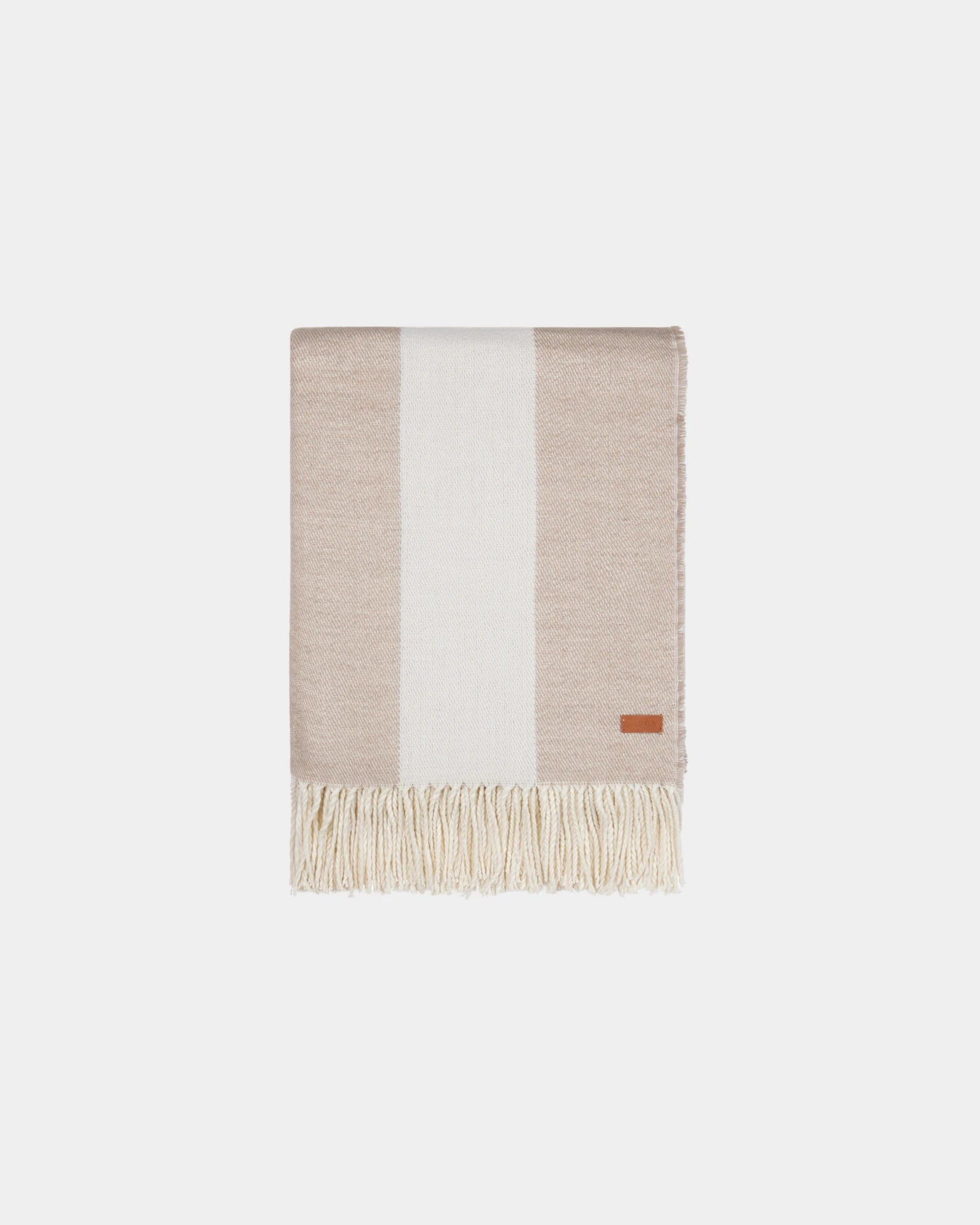 Custom AWARE™ recycled polylana® blanket Vinga Tella - Beige