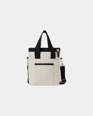 Custom recycled cotton cooler tote Vinga Volonne - Off-White