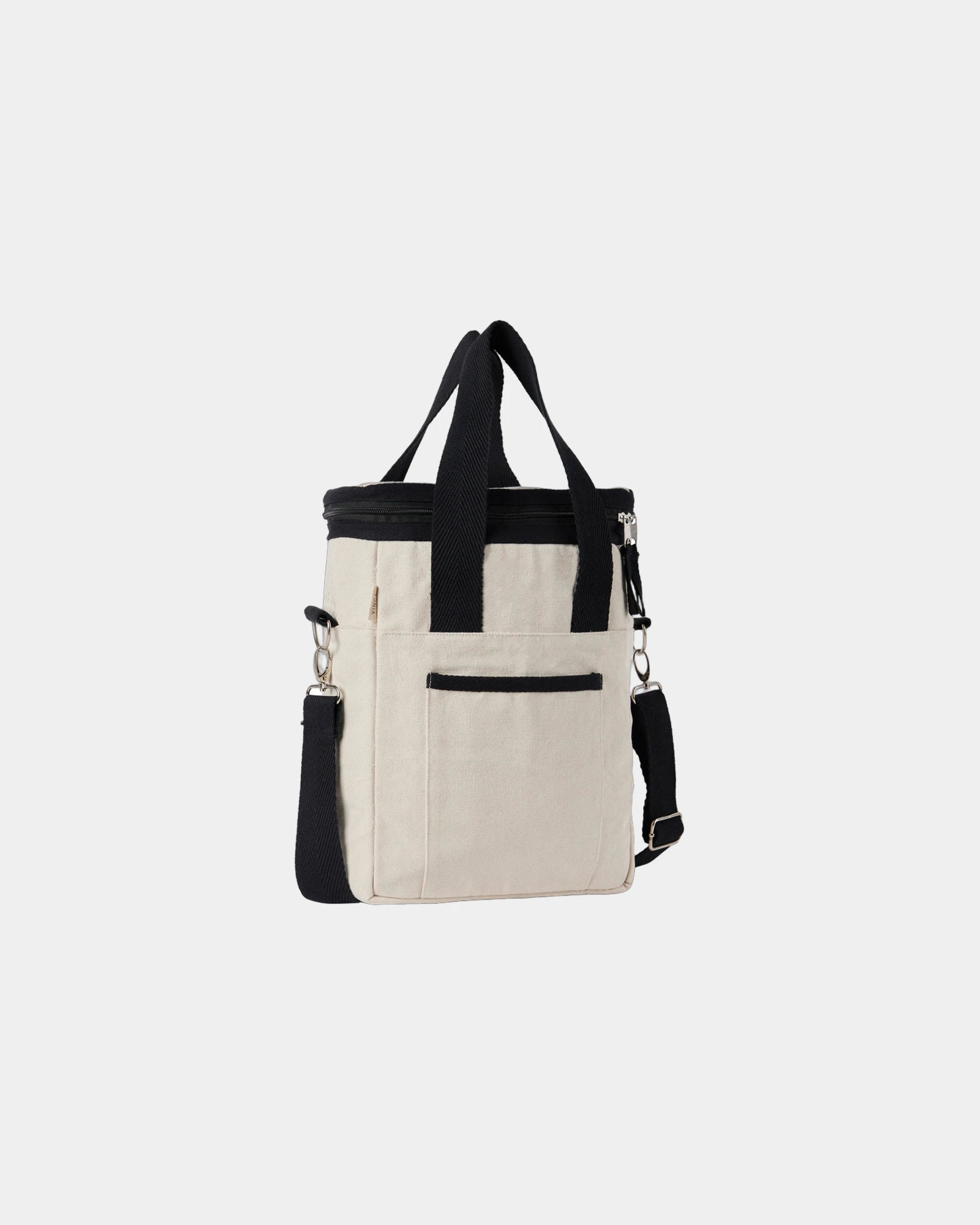 Custom recycled cotton cooler tote Vinga Volonne - 2