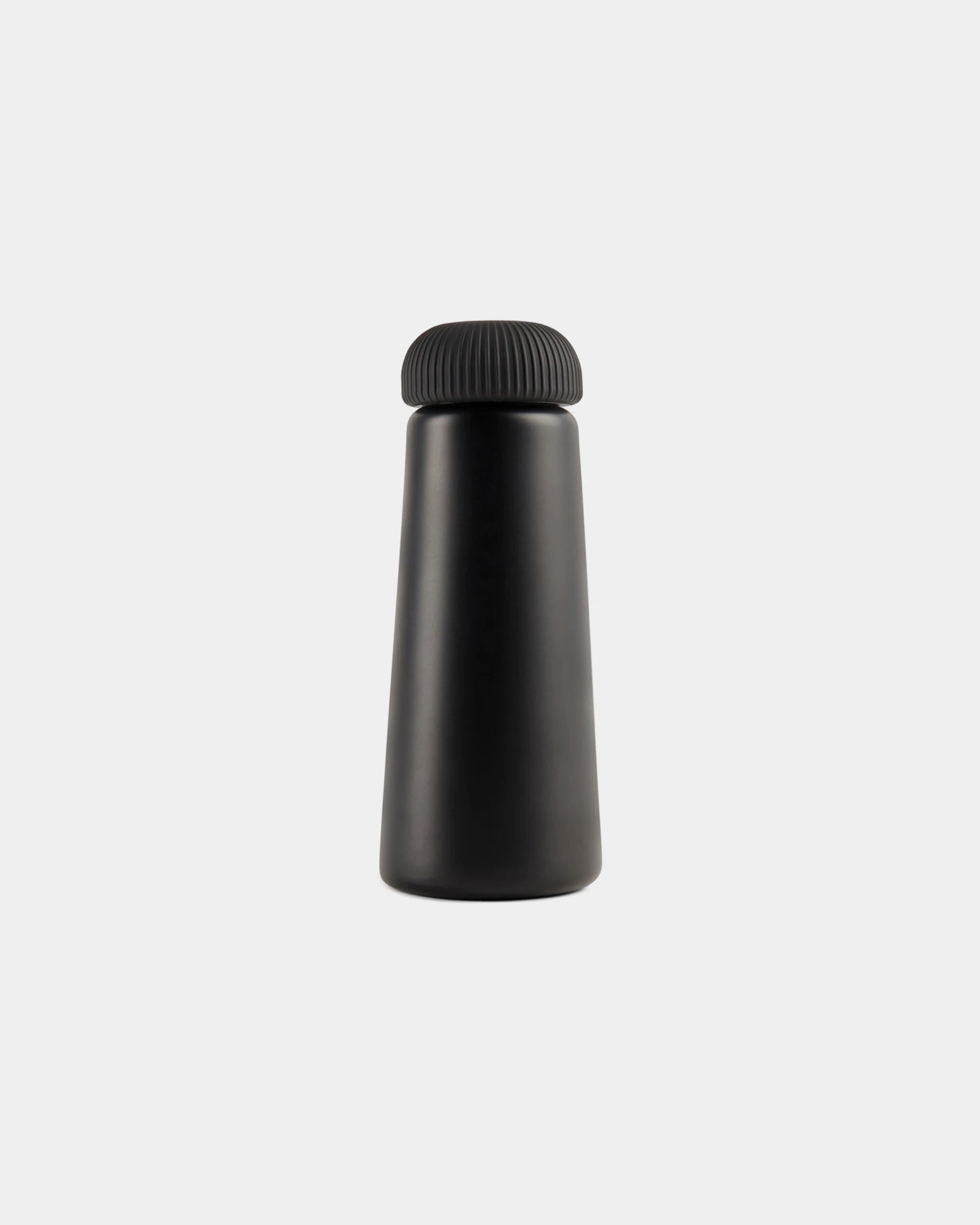Custom recycled stainless steel Vinga Erie 450ml bottle - Black
