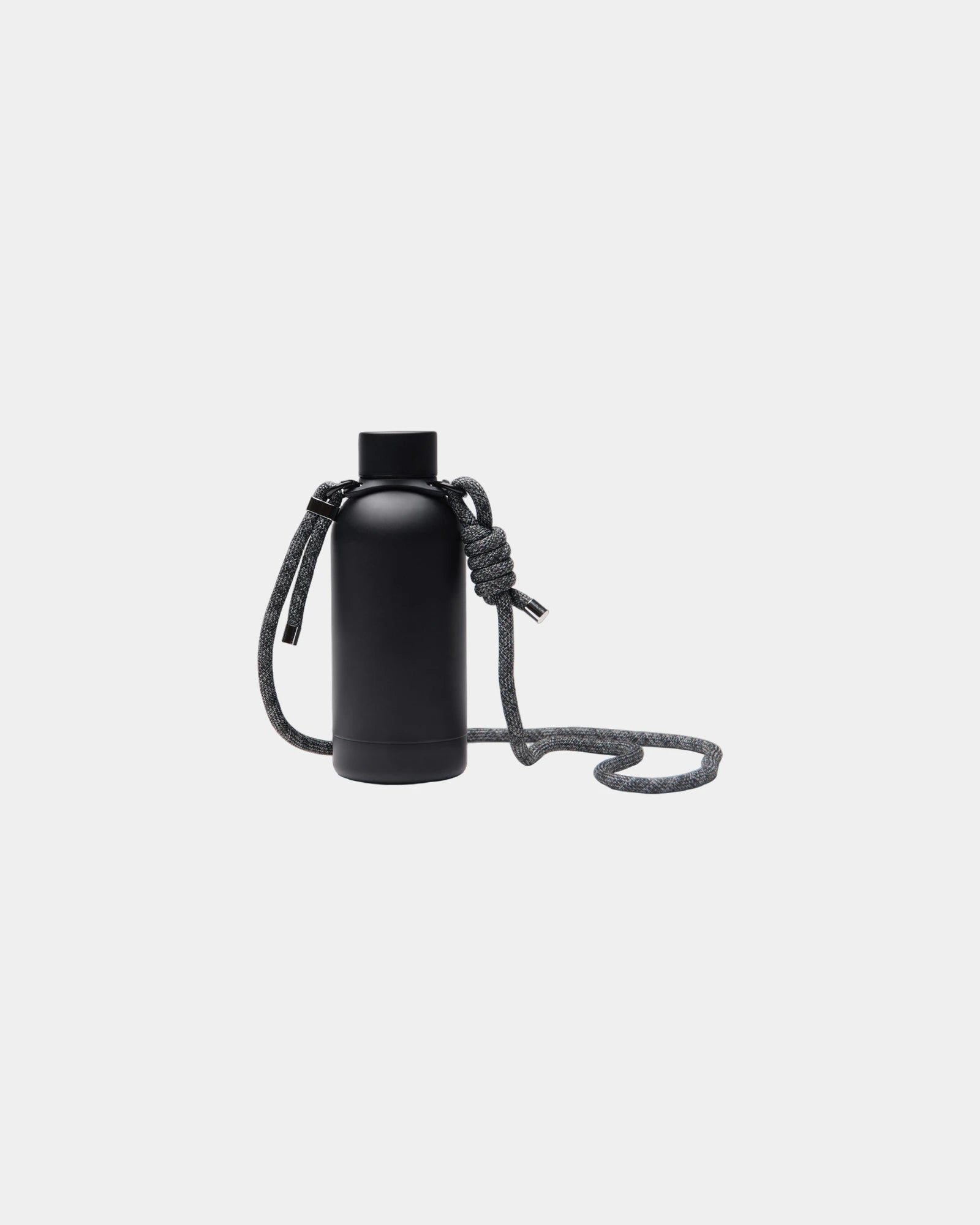 Custom recycled stainless steel bottle Vinga 400ml - Black