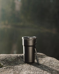 Custom recycled stainless steel Vinga 4-piece mug set - 6
