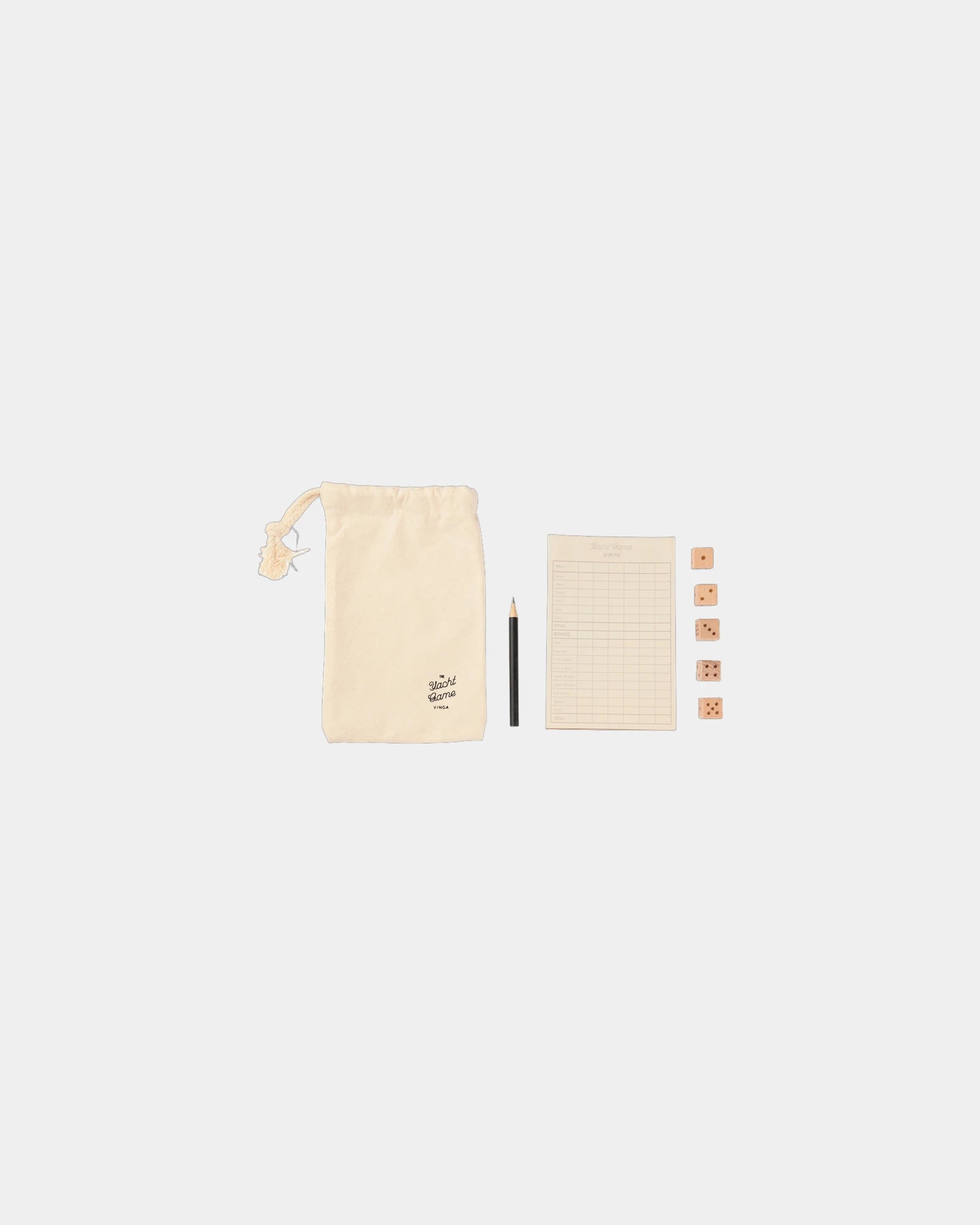 Custom Promotional FSC wood outdoor game Vinga Yacht Set - Brown