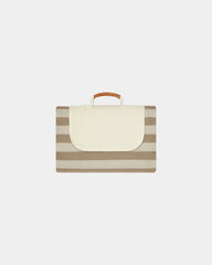 Custom rPET GRS picnic blanket Vinga Alba - Brown